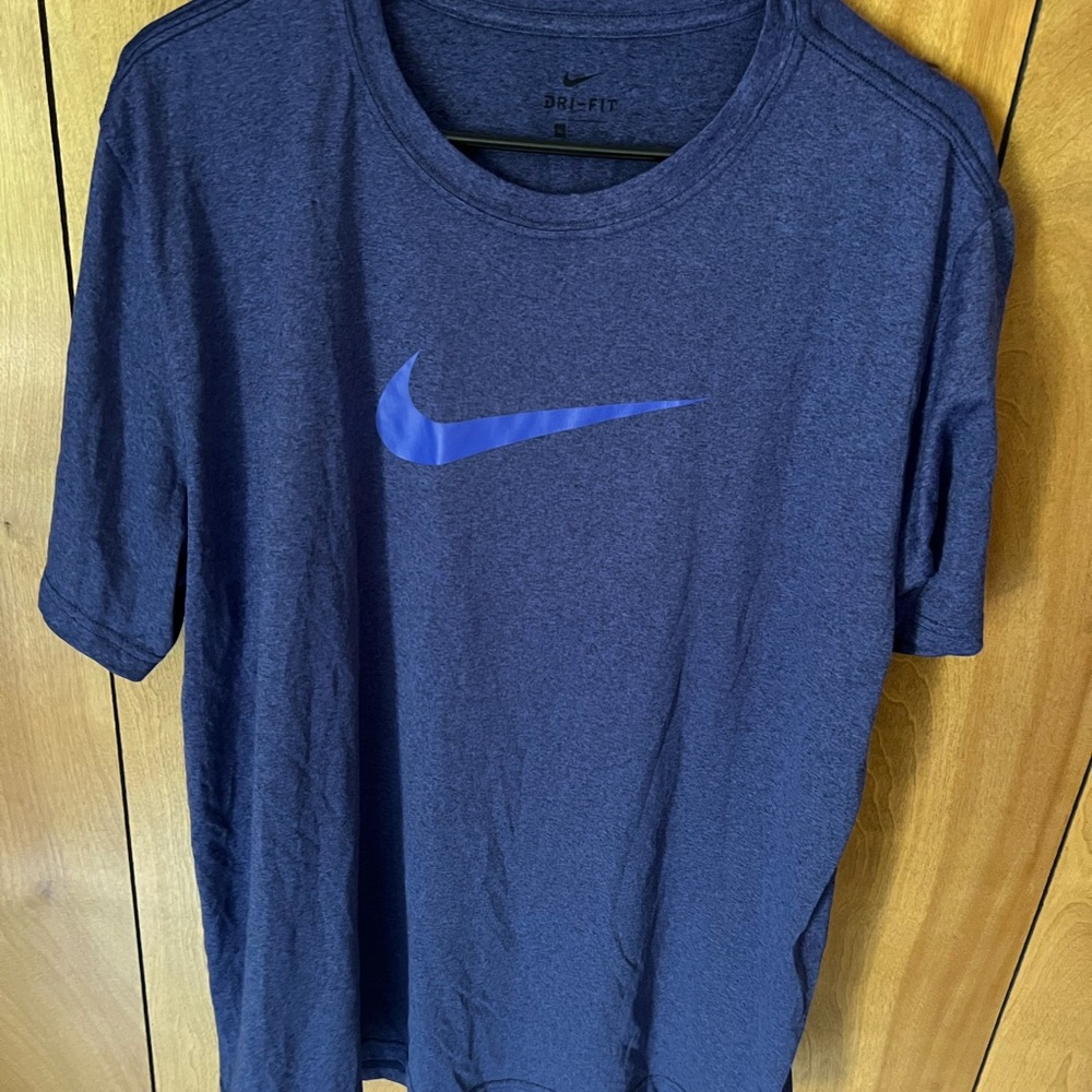 Nike Purple Short Sleeve Tee with Iconic Swoosh